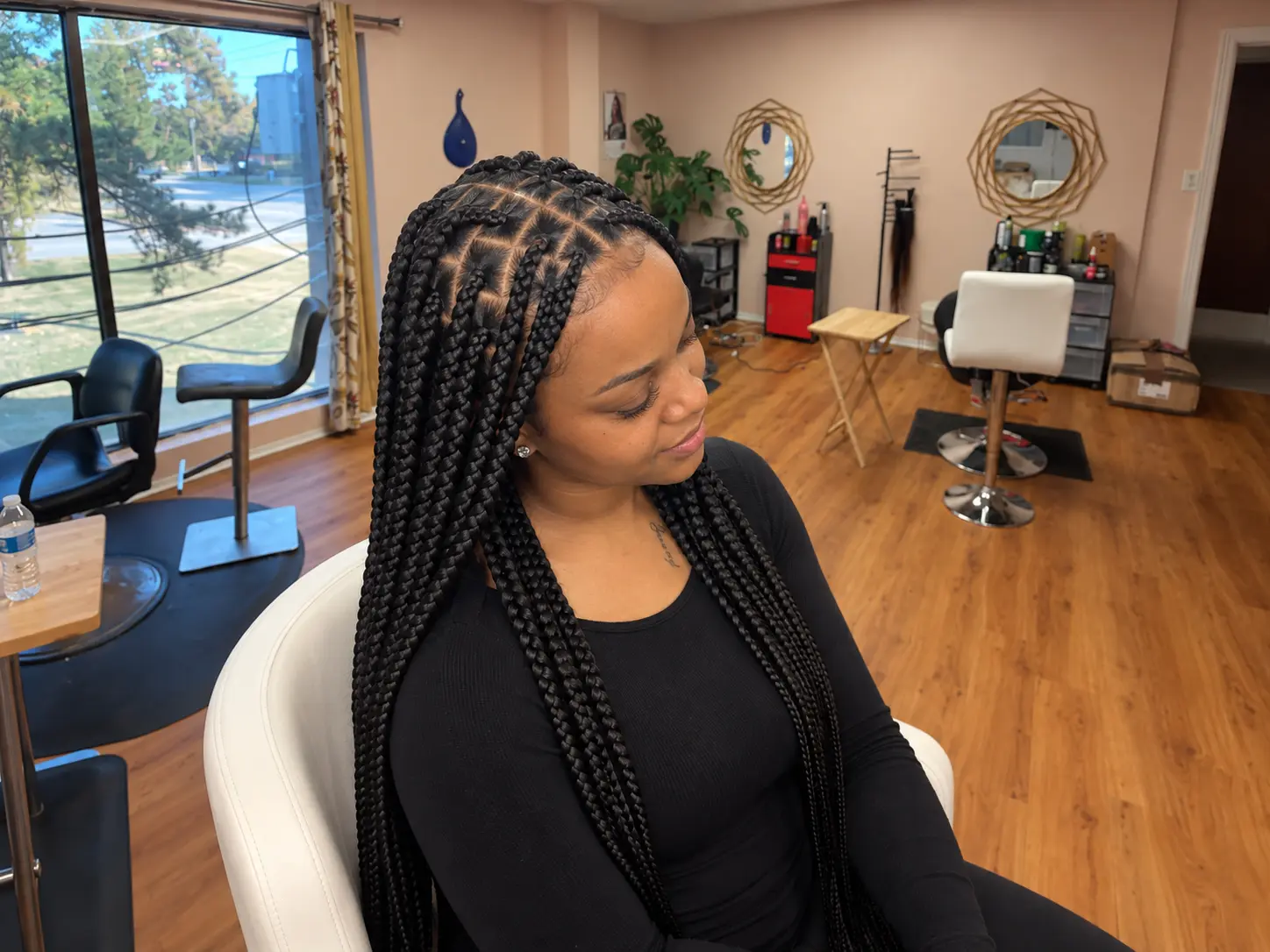 medium box braids